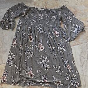 Floral Off-Shoulder Dress